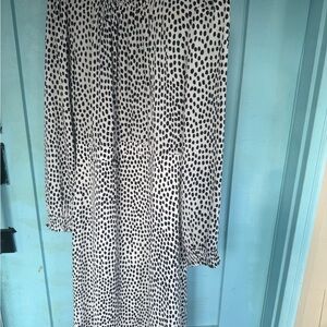 J. Crew Black and White Dress